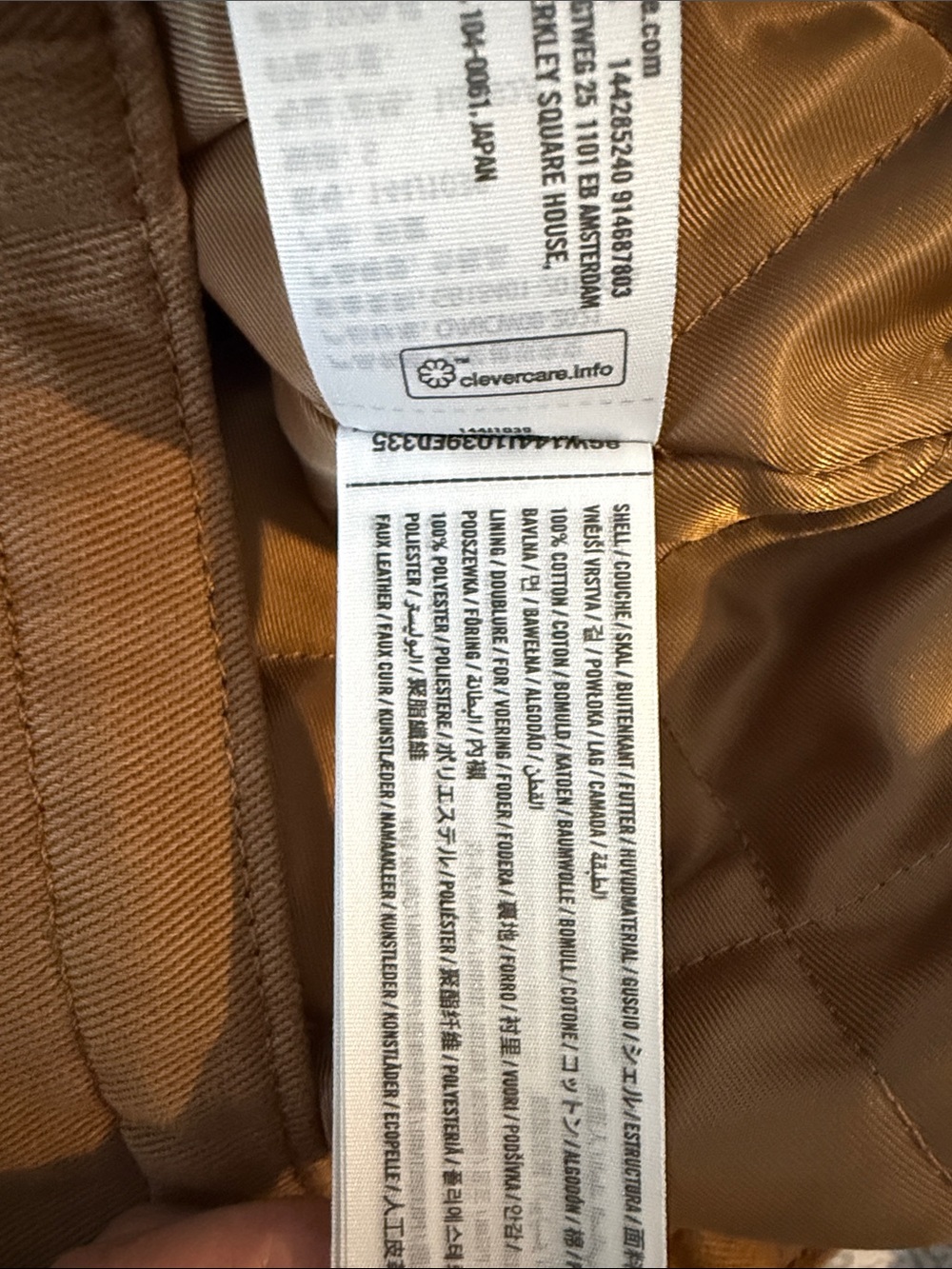 Like New Abercrombie Mid-Length Twill Workwear Barn Jacket in Toasted Taupe S - Picture 5 of 5
